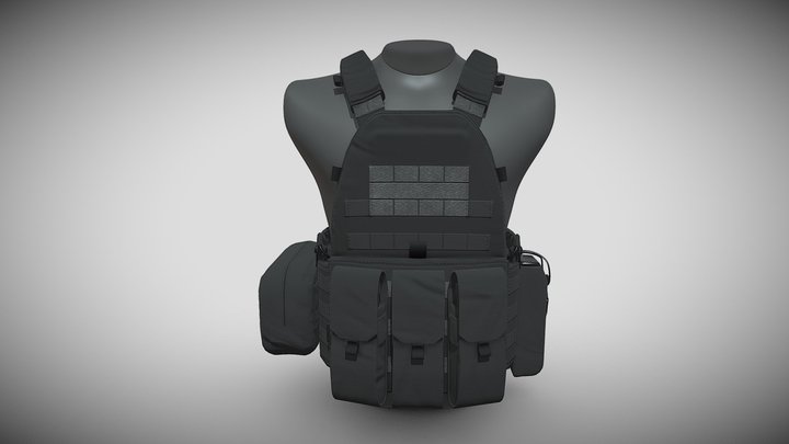 Armor vest 3D Model
