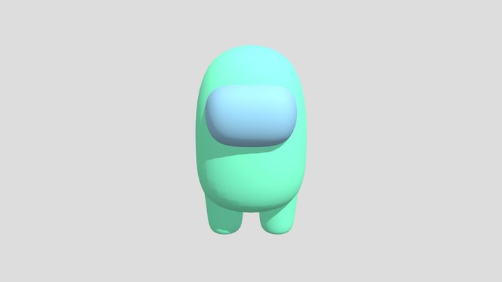 Amoung us Green 3D Model