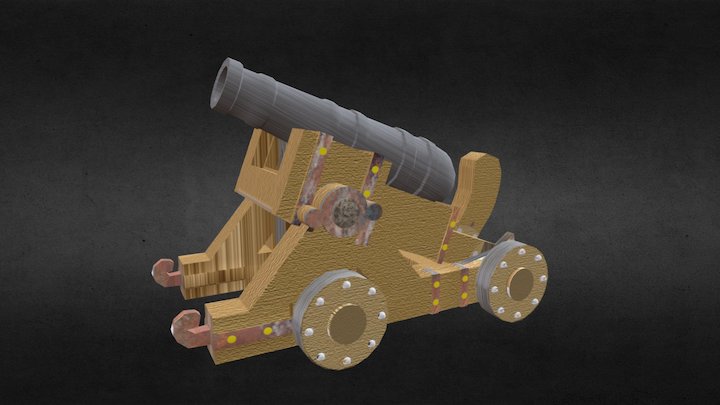 大砲 期末作業 3D Model