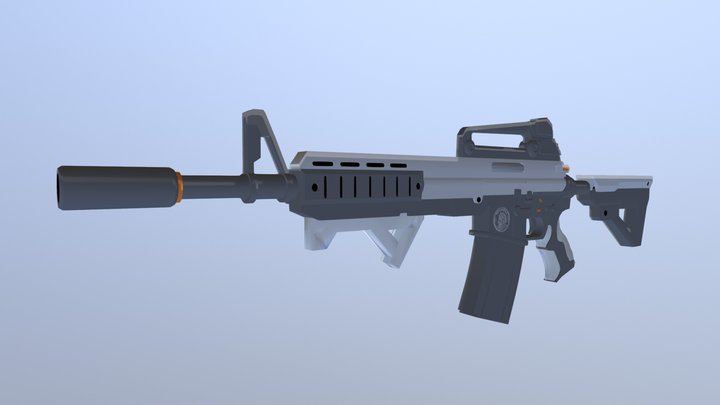 Spartan Rifle 3D Model