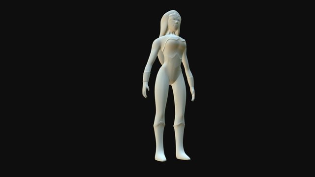 Wonder Woman - Retopology 3D Model