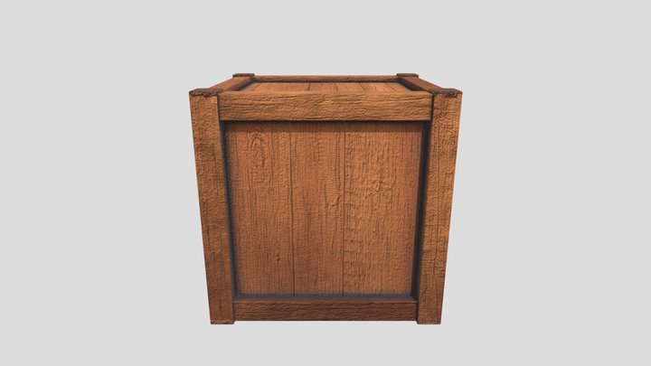 Stylized_crate02 3D Model