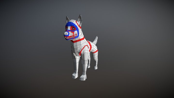 Puppy - Topology 3D Model