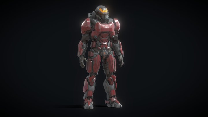 Spartan-ButeSlayer Armor 3D Model