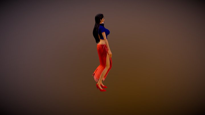nico robin belly dancing 3D Model