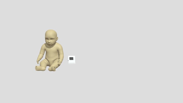 vista con bebe 3D Model