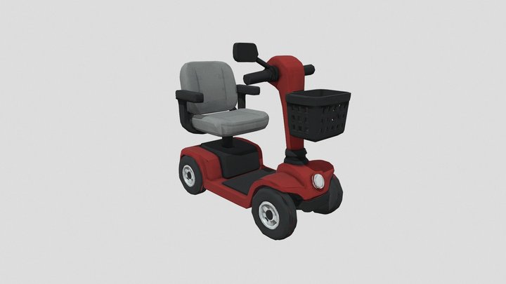 Mobility scooter (Animated)