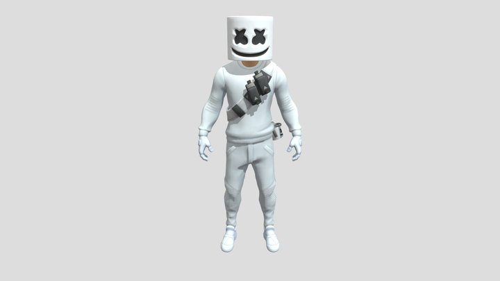Skin_ Marchmello_ Fortnite 3D Model