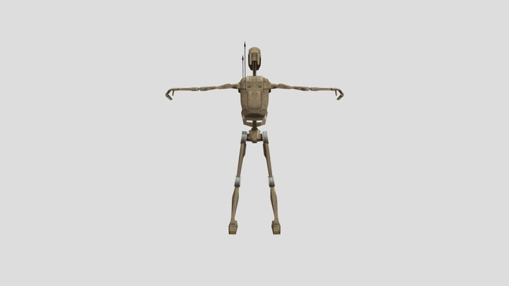 Battle-droid 3D Model