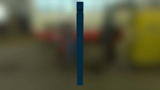 Straight Track 3D Model