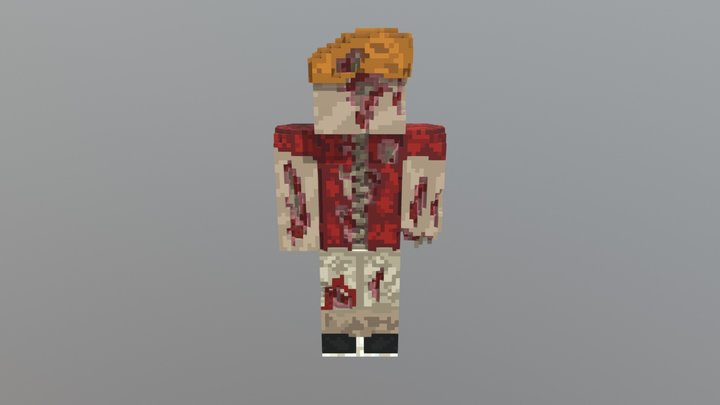 Skin Zombie 1 3D Model