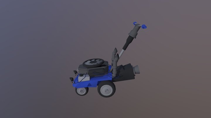 Lawnmower Final 3D Model