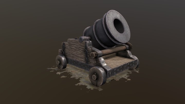 Old Mortar 3D Model