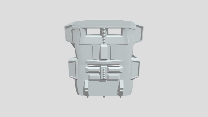 Warhammer 40k Orgry Shield 3D Model