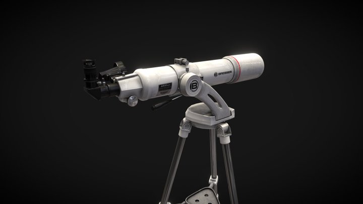 Refractor Telescope 3D Model