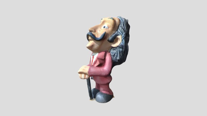Dali Figurine 3D Model
