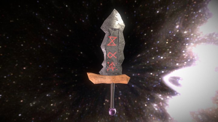 World Of Warcraft Sword 3D Model