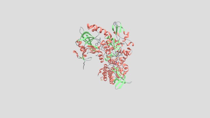 Leucyl-tRNA synthetase - PDB ID:(1H3N) 3D Model