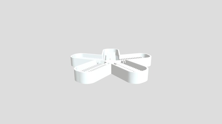 Gnac Flower Mould 3D Model