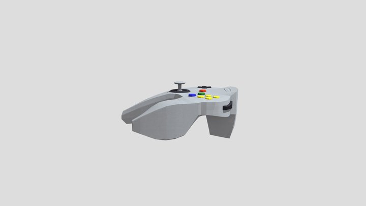 N64 Controller 3D Model
