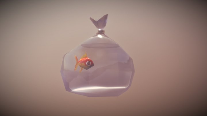 Fish in a bag 3D Model