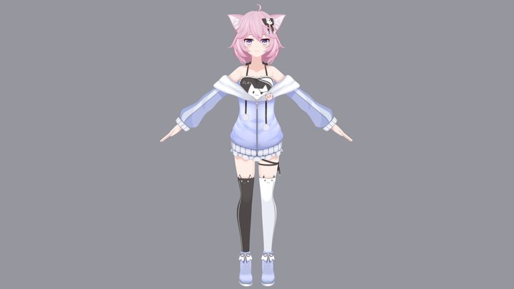 Catgirls 3D models - Sketchfab