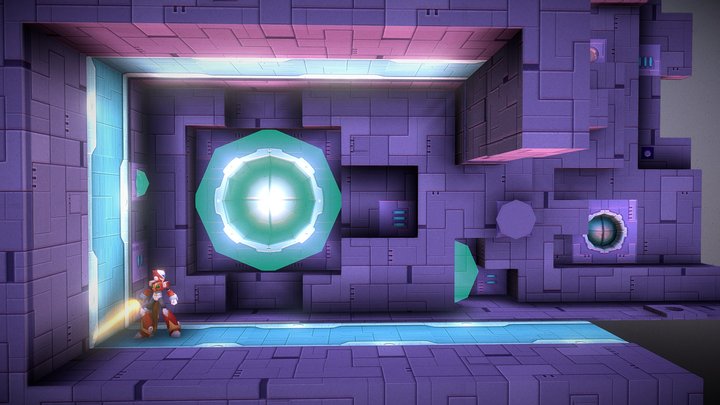 Mega Man X8 - Zero / Primrose Test 3D Model