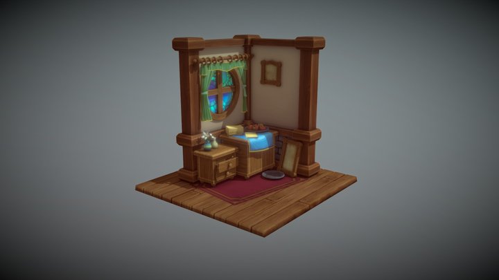 Low_Poly_Medieval_Props_02 3D Model