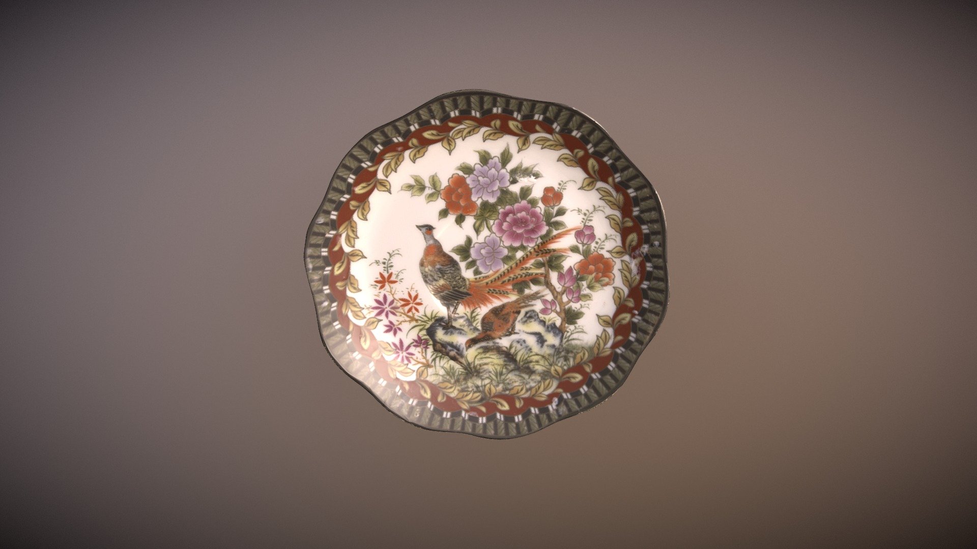 Porcelain-saucer