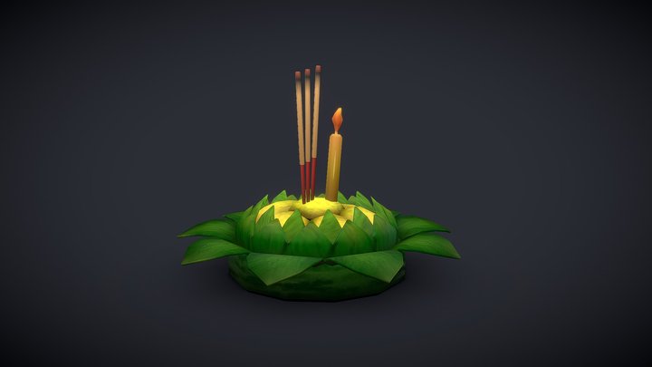 Krathong 3D 3D Model