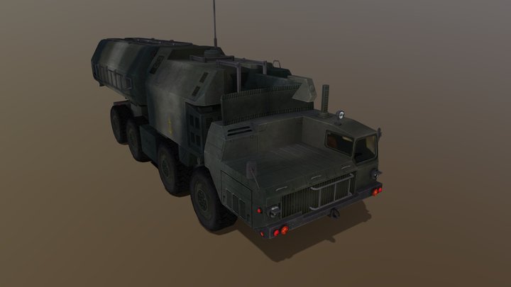 4K51 Rubezh (USSR) – Free 3D Model STL