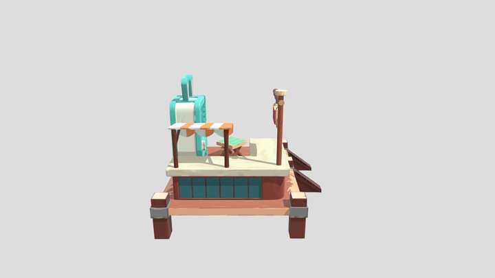 Diorama - Textured & Uv's 3D Model