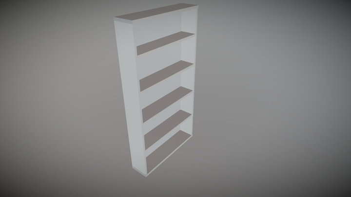 Low poly shelves - MP made 3D Model