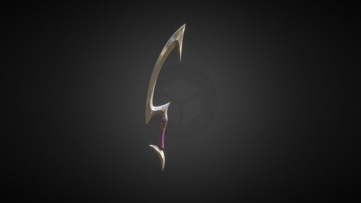 { Training } Diana's Crascent Blade 3D Model