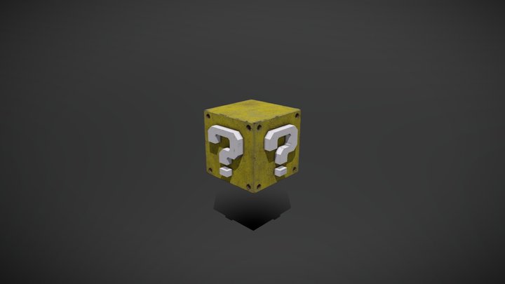 Question Block (Super Mario Bros.) 3D Model