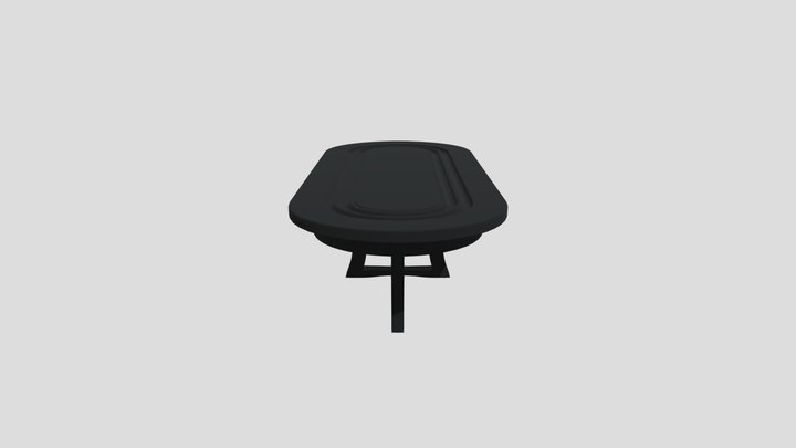Poker Table 3D Model