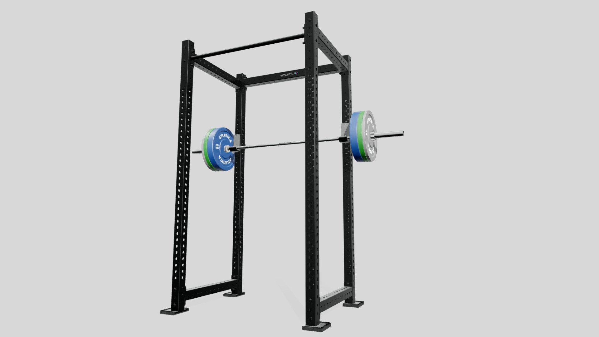 R8_Base1 Power Rack - 3D model by Atletica [b05890c] - Sketchfab