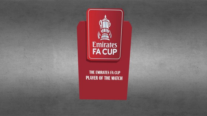 Player Of The Match Trophy FA Cup 3D Model