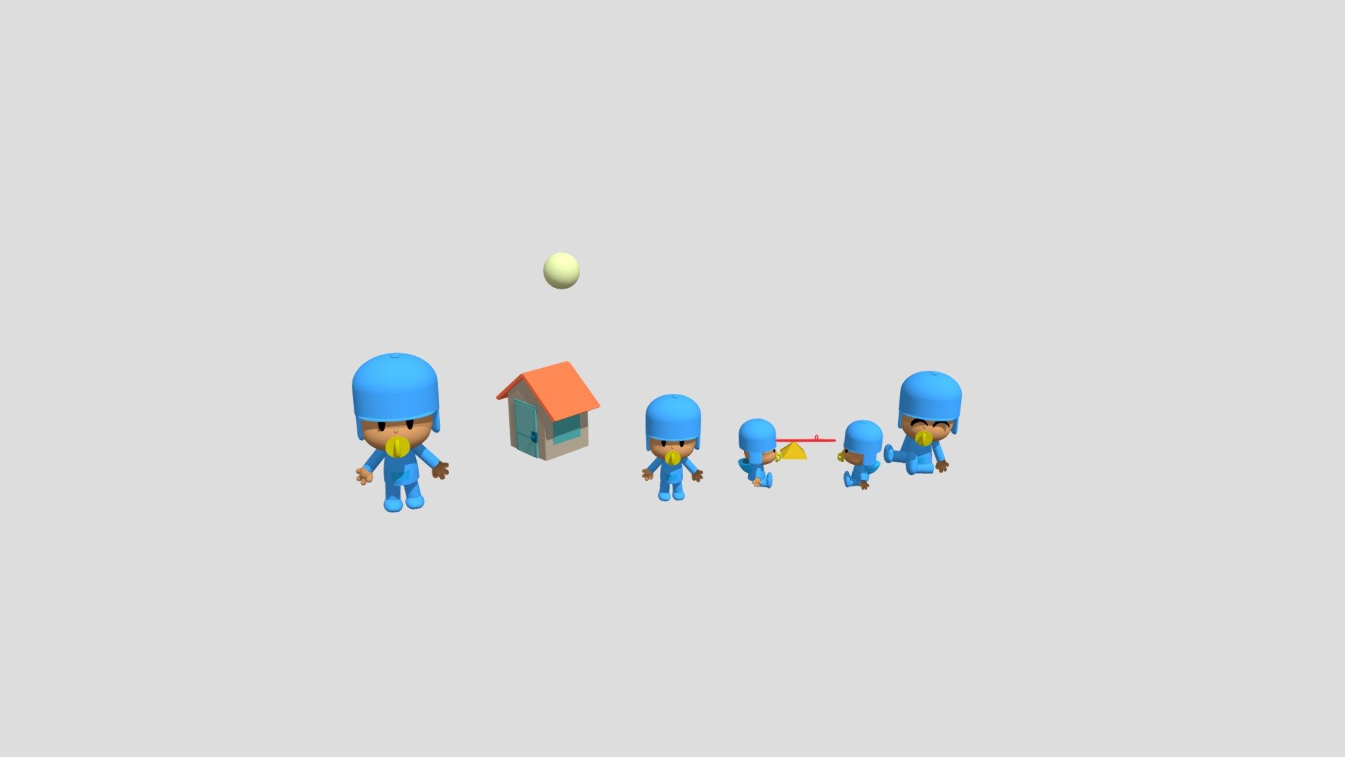 Pocoyo Play 3D 1.1 - Download Free 3D model by lauratorradosanchez ...