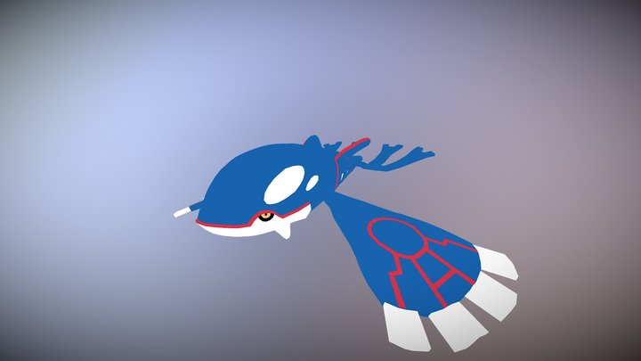 Kyogre 3D Model