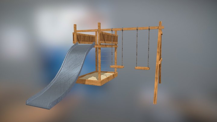 Playground Structure 3D Model