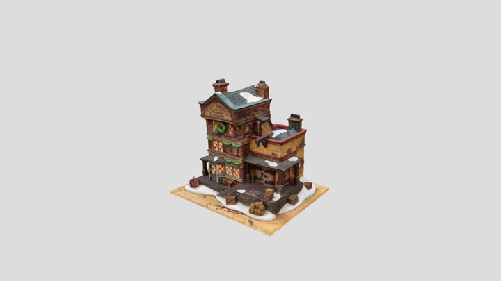 Christmas Shop - Reality Scan 3D Model