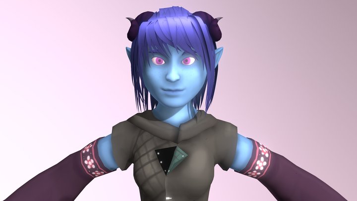 Jester from Critical Role 3D Model