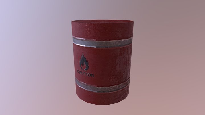 Barrel 3D Model
