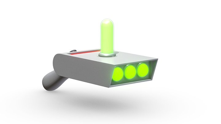 Portal Gun - Rick and Morty Fan Art 3D Model