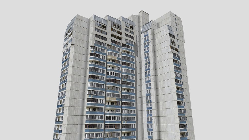 High rise building (improved SketchUp reupload)