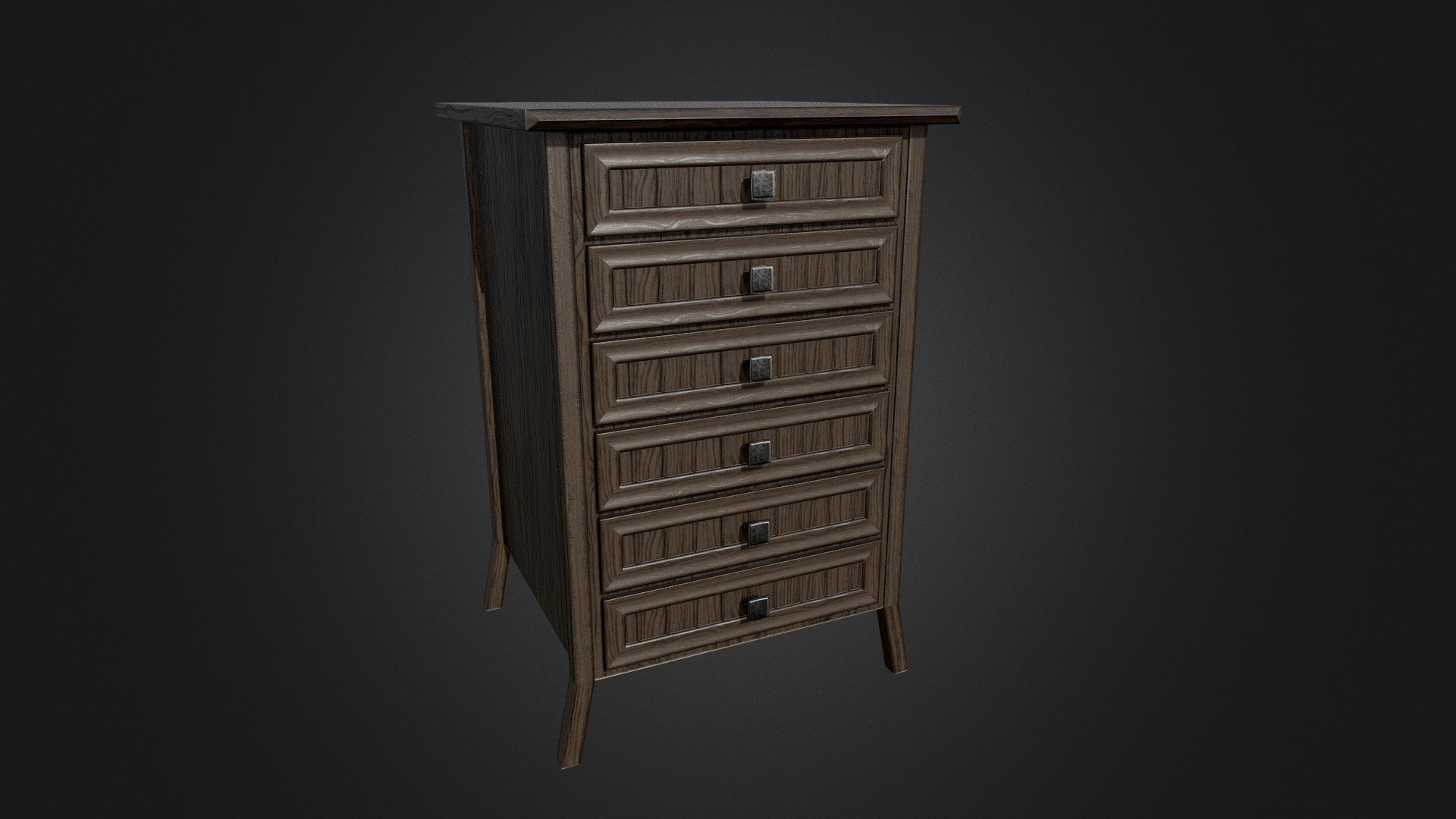 Chest of Drawers (Dark) - Download Free 3D model by abendstern51 ...