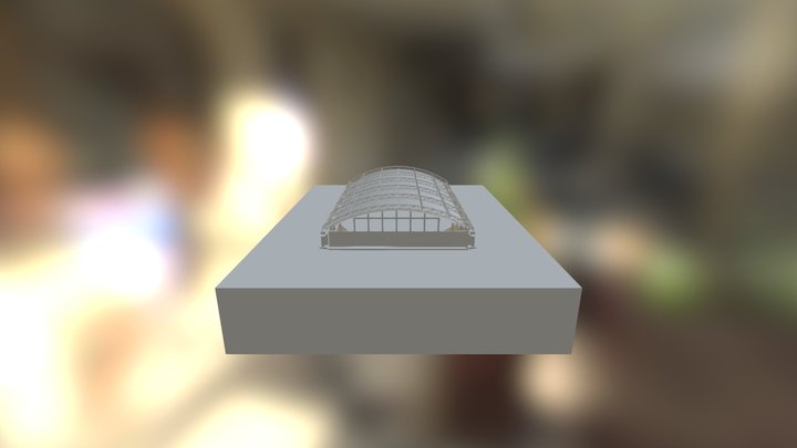   Neftçi Futbol Kulübü Kapalı Futbol Sahası 3D Model