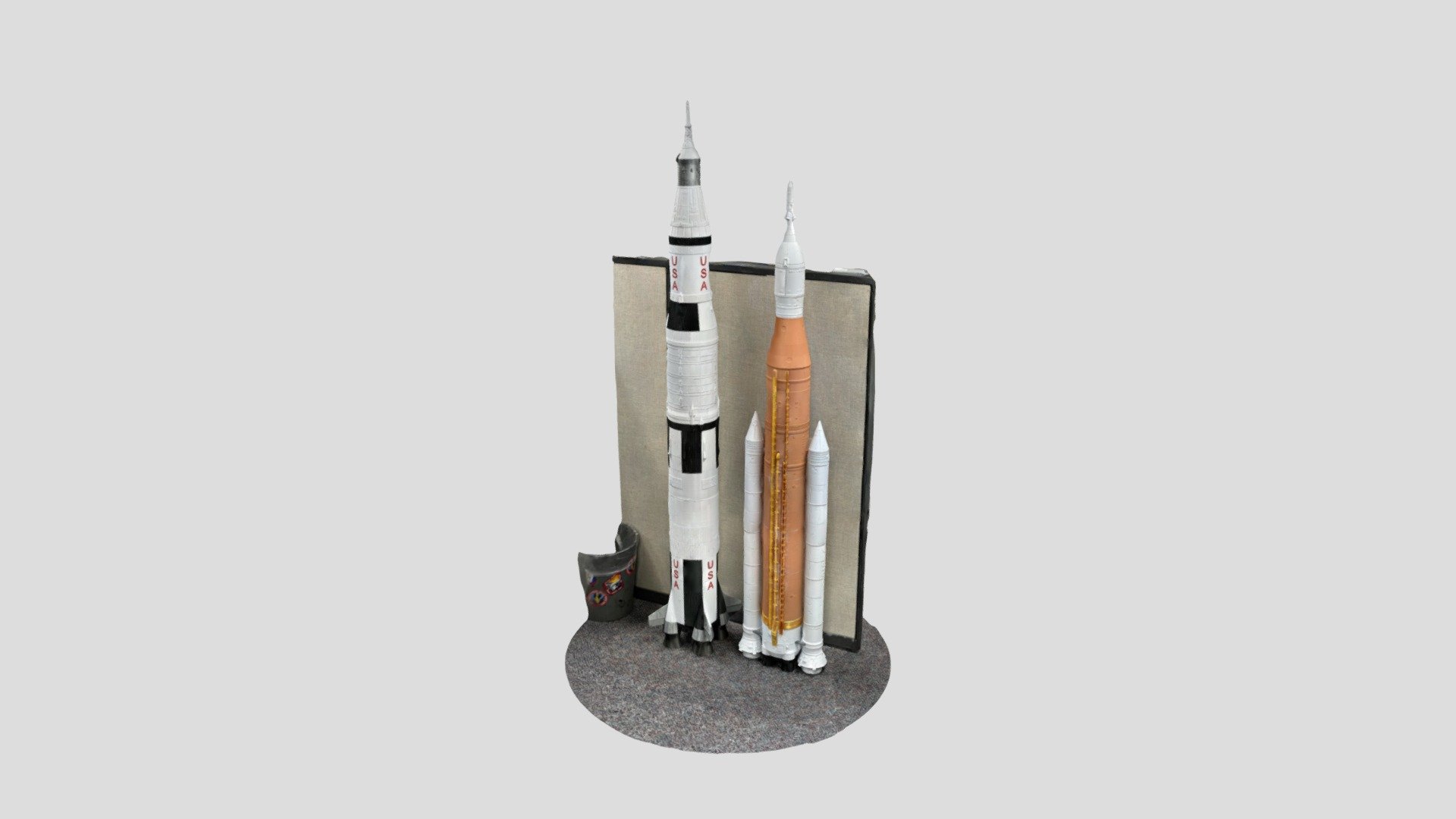SLS & Saturn V Download Free 3D model by KeenanBabcock [b0605c4