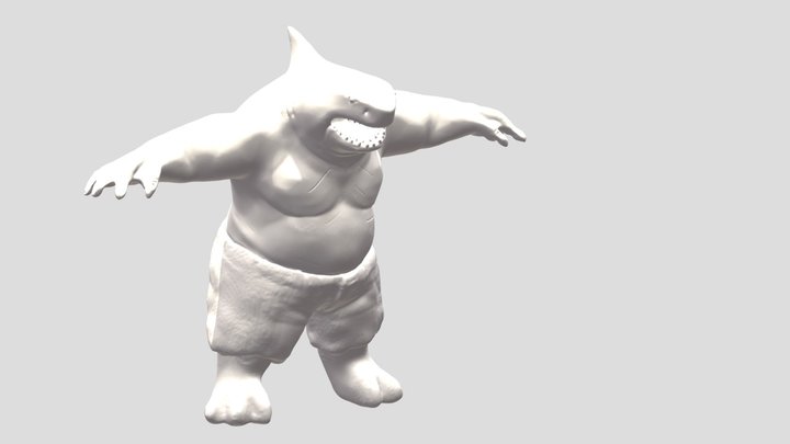 King shark( the suicide squad) 3D Model